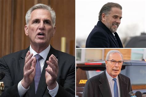 Kevin McCarthy says Hunter Biden prosecutor ‘gonna have to’ answer