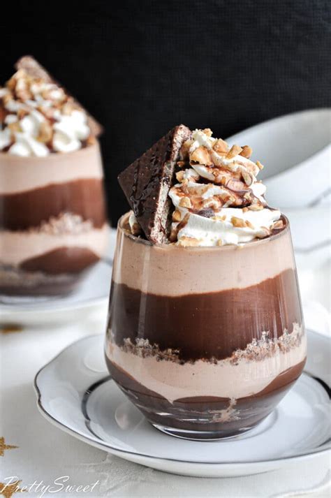 Chocolate Hazelnut Dessert In A Glass Prettysweet