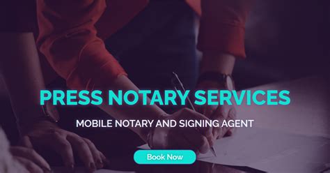 Press Mobile Notary Pearland Tx