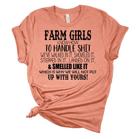 Farm Girls Know How To Handle Sh T Pretty And Fabulous Boutique