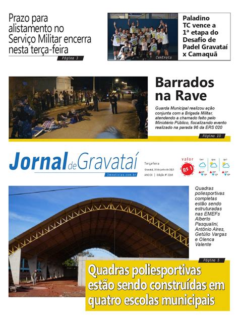 Jornal De Gravataí 30 De Junho De 2015 Edição 2264 By Jornal De Gravataí Issuu