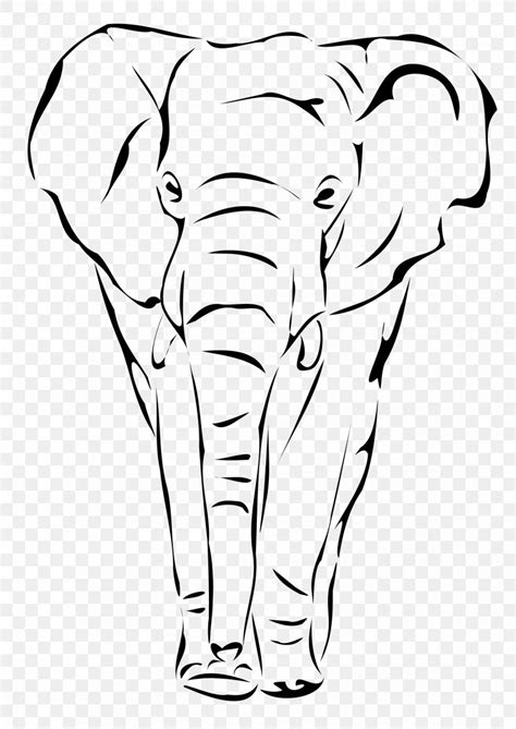African Elephant Drawing Line Art Clip Art Png 1697x2400px African