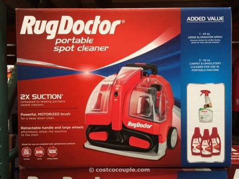 Your neighbor just wipes the wine off the floor, but your heart stops when you see that stain. Rug Doctor Portable Spot Cleaner