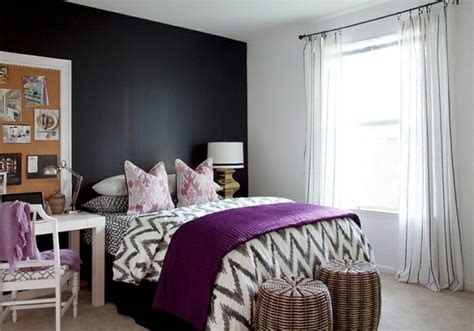 Luxurious flokati or shag rugs work particularly well to cut through otherwise dark rooms. Bold bedroom color ideas with black and white accents ...