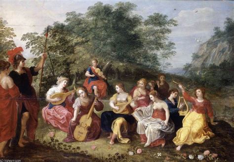 Apollon Et Les Muses Neuf De Hendrick Van Balen 1575 1632 Belgium