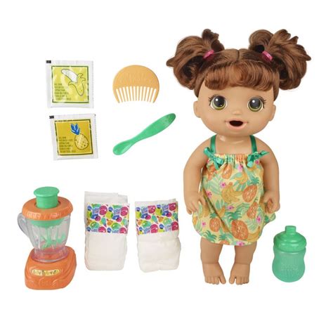 Baby Alive Magical Mixer Baby Doll Brown Hair