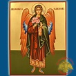 Hagiography Byzantine Hand Painted Icon Archangel Barachiel 30x40cm ...