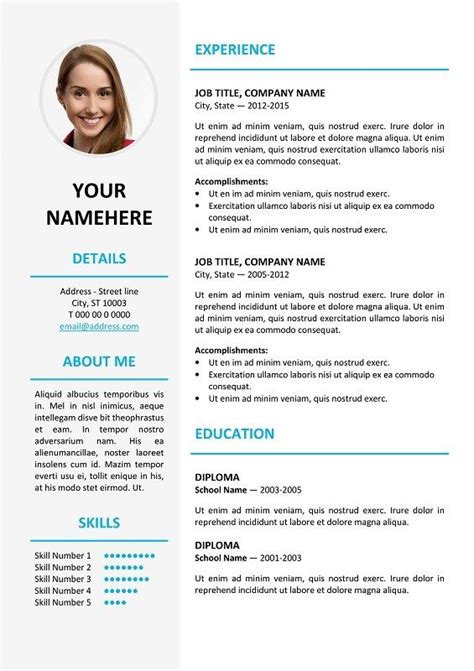 How to structure a cv. format of german tabular cv question preplounge | Resume ...