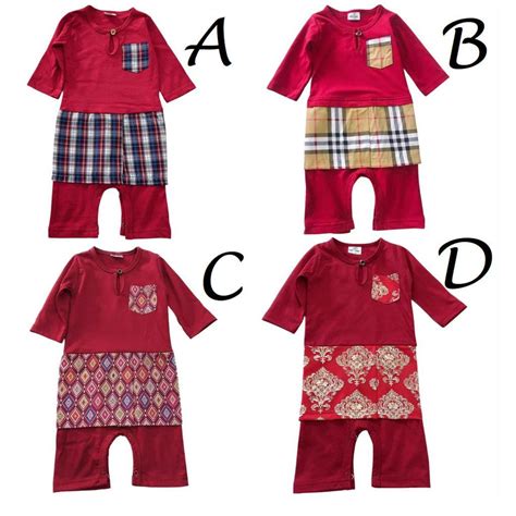 Baju Melayu Jumper 28 Baju Raya 2023 Baby Sampin Baby Jumper Baju Baby