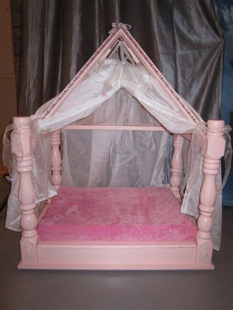 The elevated design also ensures cool air surrounds the tent for a cooler environment. Princess Canopy Bed | Dog canopy bed, Princess dog bed ...