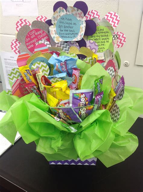 Music video by roxette performing fading like a flower (every time you leave). Scripture flower and candy bouquet (With images) | Candy ...