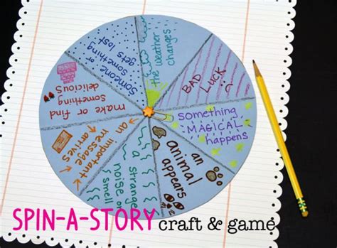 Spin A Story Craft For Creative Storytelling Games Make And Takes