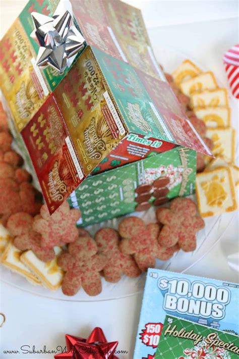 NJ Lottery DIY Scratch Off Centerpiece | Christmas fun, Christmas gifts