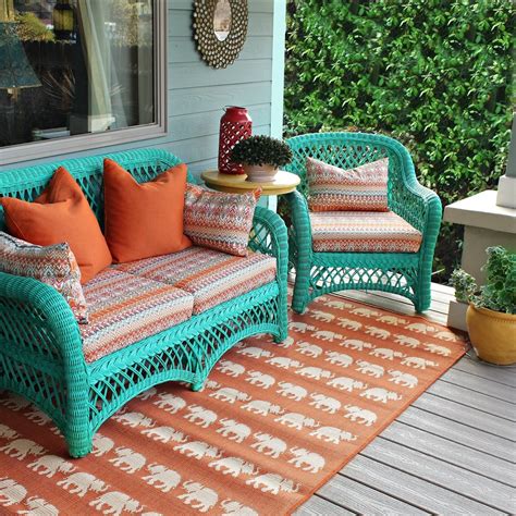 The chairs give us a focal point other than the fence when you look out the windows from inside the family room/kitchen. No Sew Patio Cushions And Pillows | Patio furniture ...