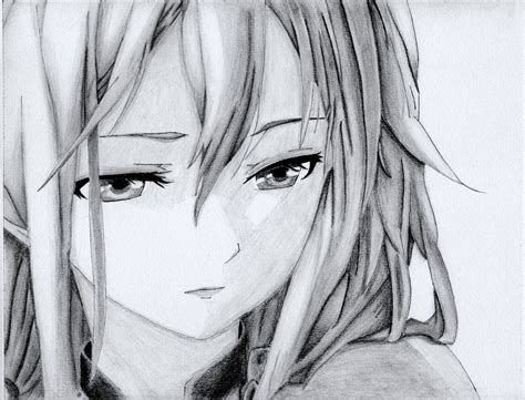 Anime Pencil Drawing Girl Wallpapers Wallpaper Cave