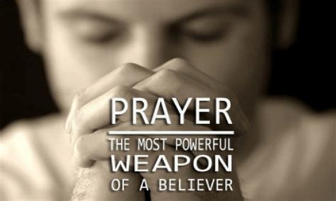 Prayer A Powerful Weapon