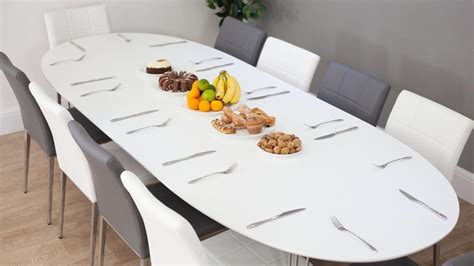 It's handmade reclaimed timber surface has. 20 Ideas of Oval Extending Dining Tables and Chairs ...