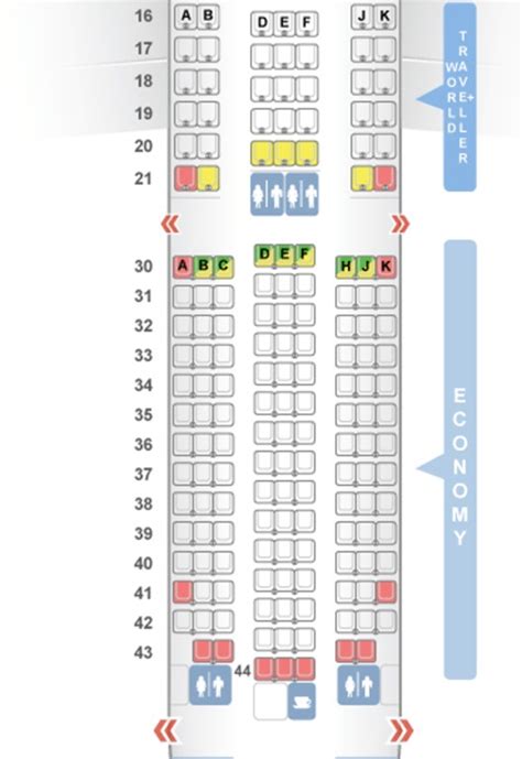 Boeing Jet Seating Chart