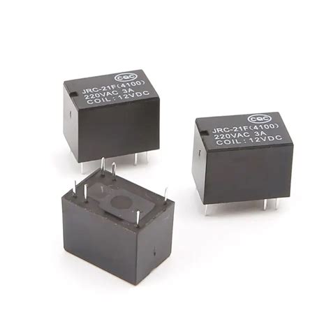10pcs Jrc 21f 4100 Dc Mini Power Relay 6 Pin Pcb Mount Circuit Board