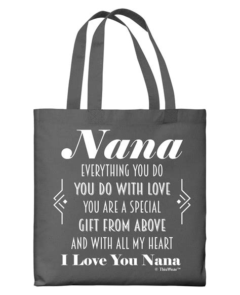 Thiswear Ts For Nana Ts For Grandma Nana You Are A Special T From Above Poem Grey