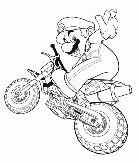 Wir haben uns der aufgabe angenommen, ware. Auto Motorrad 31 Ausmalbilder | Mario coloring pages ...