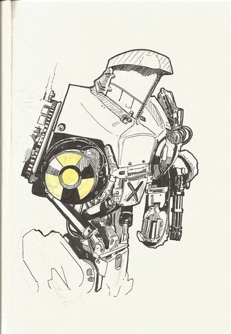 Cain By Berksenturk On Deviantart Robocop Movie Art Sketch Book
