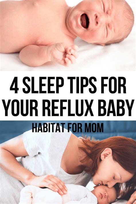 4 Sleep Tips For Your Reflux Baby Habitat For Mom