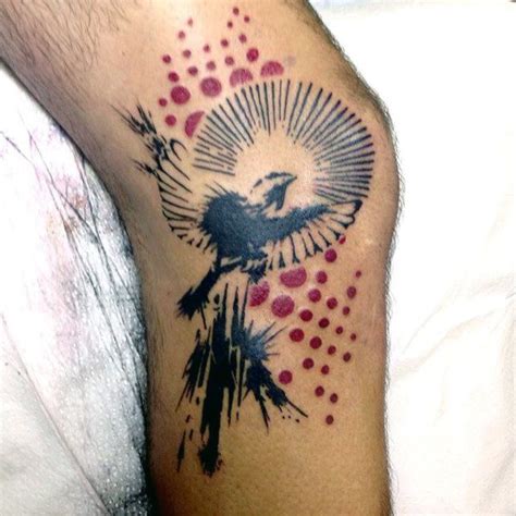 The first part of a trash polka tattoo is the realistic one. Sparrow Tattoos for Men - Ideas and Inspiration for Guys