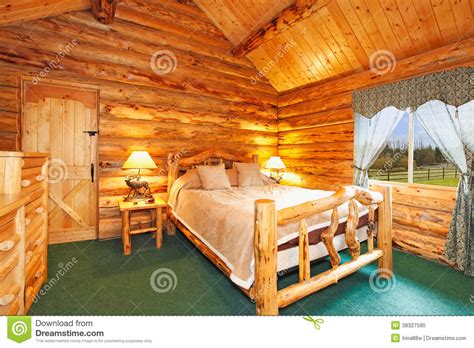 Check spelling or type a new query. Cozy Bedroom In Log Cabin House Stock Photo - Image: 38327590