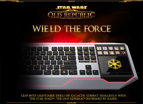 Gaming Face: The right tools for the right game! Old Republic keyboard by Razer