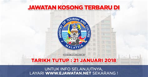 Kementerian kebudayaan, pelancongan dan warisan pada 1987 bagi meningkatkan dan menyusun semula. Kementerian Pelancongan dan Kebudayaan Malaysia (MOTAC ...