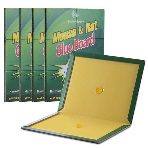 Buy Kensizer 5-Pack Mouse Rat Glue Trap, Super Sticky Adhesive Glue