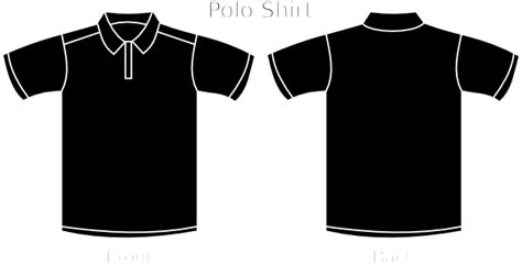 Black Polo Tee Clip Art At Vector Clip Art Online Royalty