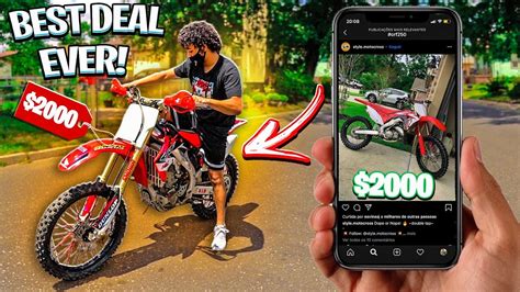 BEST CRAIGSLIST DEAL EVER ! (CRF450 FOR $2000) | BRAAP VLOGS - YouTube