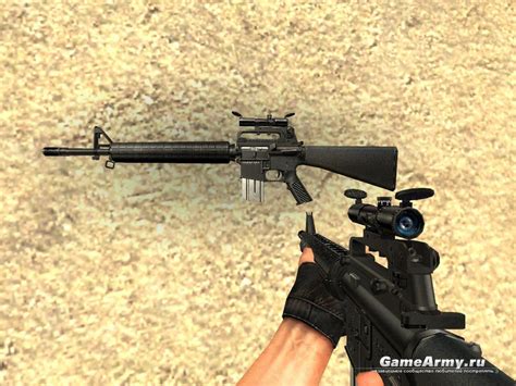M16a4 Sam Rifle Модели Counter Strike Source Famas Gamearmyru