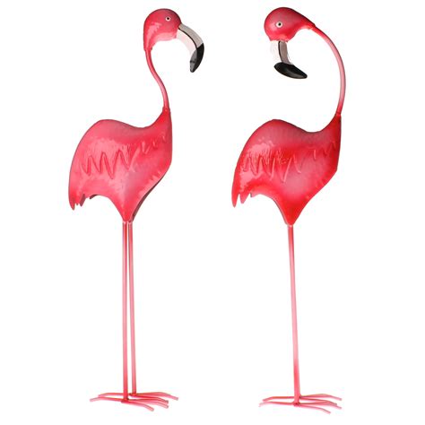 Aktuell über 135.000 angebote für gebrauchte möbel. 2er Set Metall Flamingo Dekofigur Gartendeko Garten ...