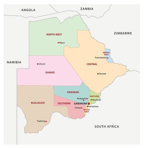 Botswana Maps Facts World Atlas