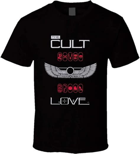 The Cult Love Logo Rock Band T Shirt Black Uk Clothing