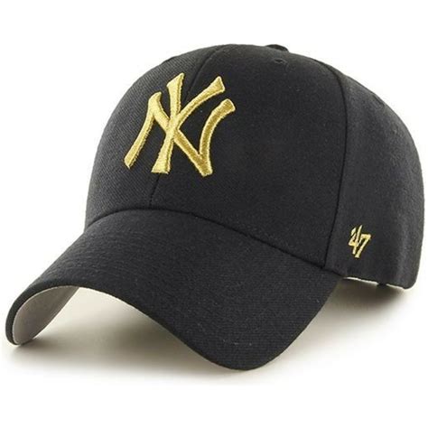 New unisex new york ny yankees baseball men women hat sport snapback cap cotton. 47 Brand Curved Brim Gold Log New York Yankees MLB MVP ...
