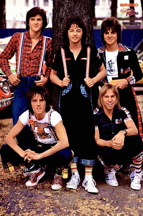 The Bay City Rollers With New Member Ian Mitchell On A Superposter In Bravo Of 26 August 1976