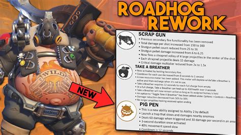 New Roadhog Rework Gives Him Junkrat Trap Here S What You Need To