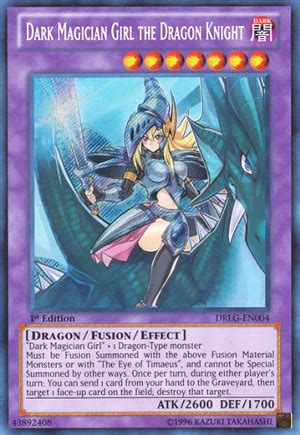 Dark Magician Girl The Dragon Knight Drlg En Secret Rare St Edition Yu Gi Oh