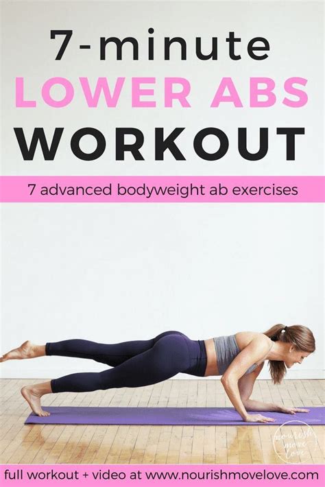Minute Abs Workout For Women Nourish Move Love Abs Workout Stomach Abs Workout Abs