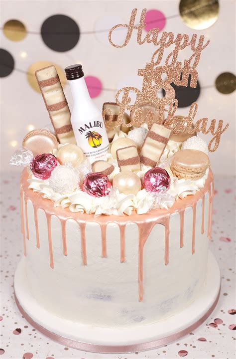 Rosie conroy july 1, 2020 7:00 am. Rose Gold 18th Birthday cake - Cakey Goodness