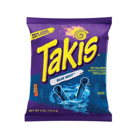 Buy Takis Blue Heat Rolled Tortilla Chips Hot Chili Pepper