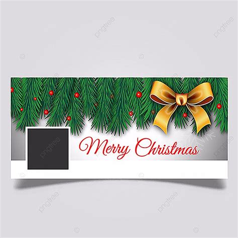 merry christmas facebook cover page template     pngtree