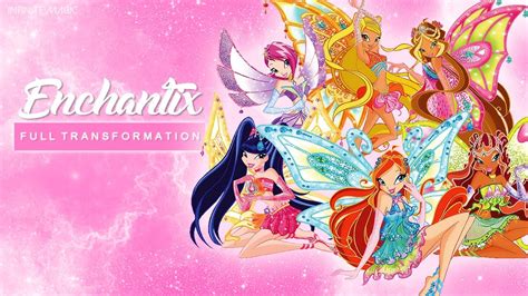 Winx Club Season 3 Enchantix Full Transformation Zoomed Version