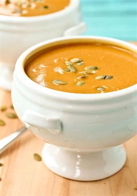 There isn't a squash i love more than the beautiful butternut squash. Copycat Panera Squash Soup Recipe - Vegetarian [with VIDEO ...