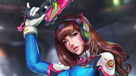 1920x1080 Dva Overwatch Game 4k Laptop Full Hd 1080p Hd 4k Wallpapers