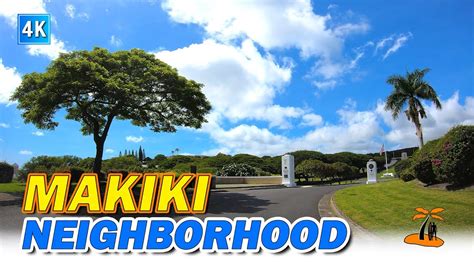 Makiki Neighborhood Honolulu Oahu 🌴 Hawaii 4k Driving Youtube